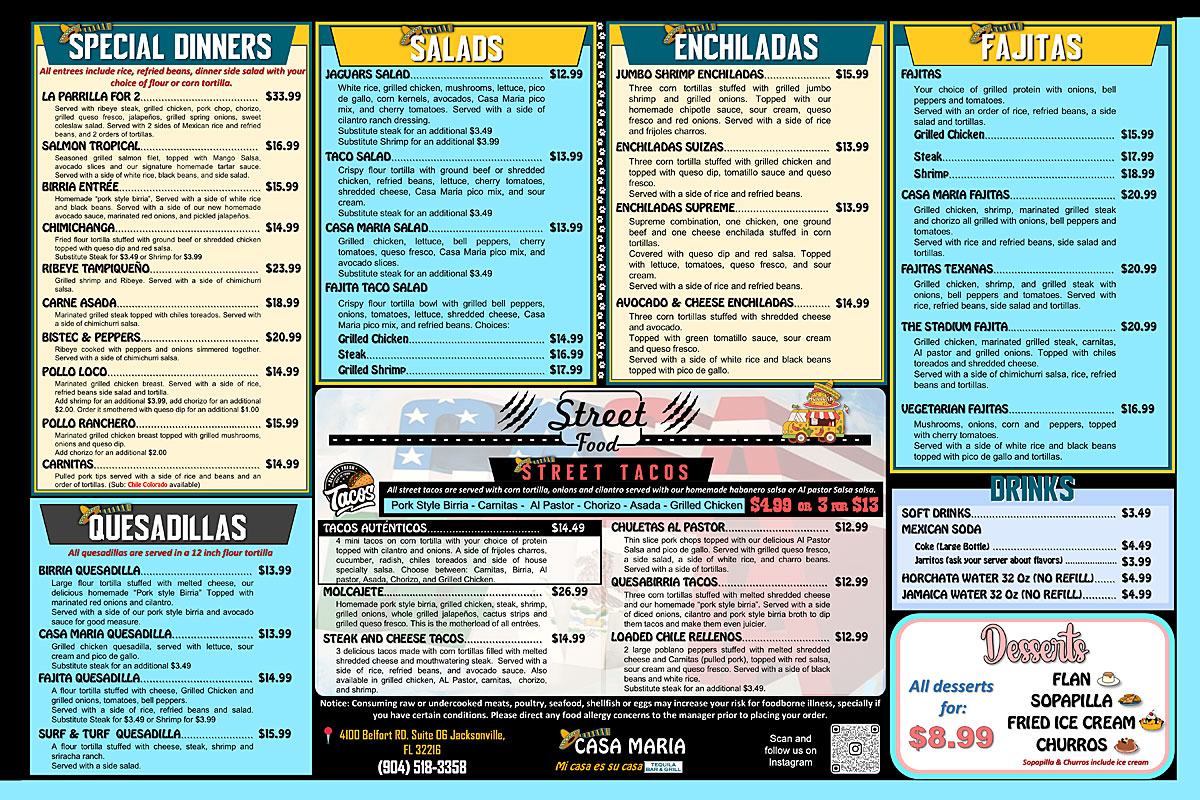 Casa Maria Tequila Bar & Grill